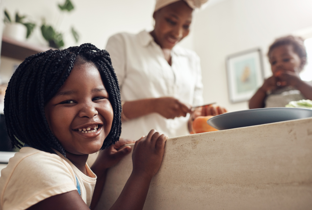cooking-black-children-woman-cutting-vegetables-kitchen-diet-healthy-food-nutrition-ingredients-recipe-young-girls-with-mother-meal-preparation-prepare-lunch-home