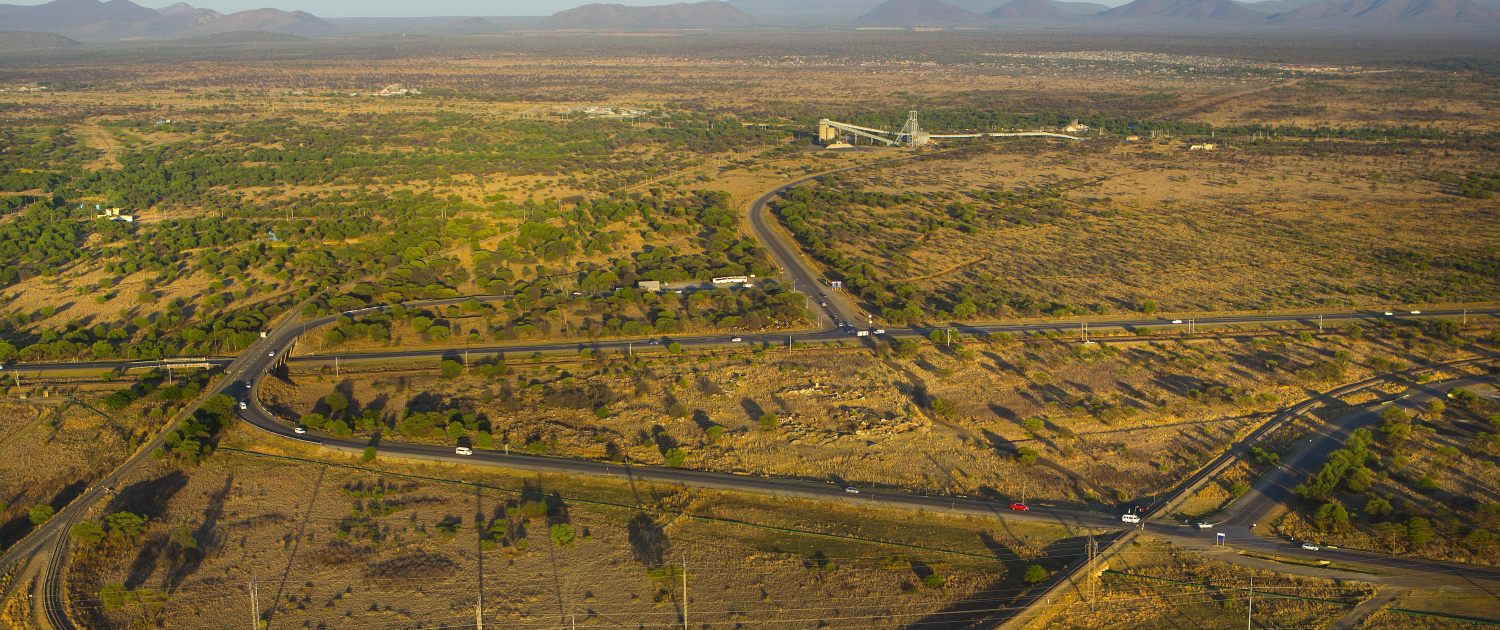 New 5 Shaft area - Tumela 1# in background