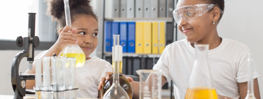 front-view-girl-scientists-home-experimenting-with-chemistry